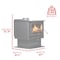Ashley Hearth Products 2,000 Sq Ft EPA Certified Pedestal Wood Stove AW2020E-P - alternate 2